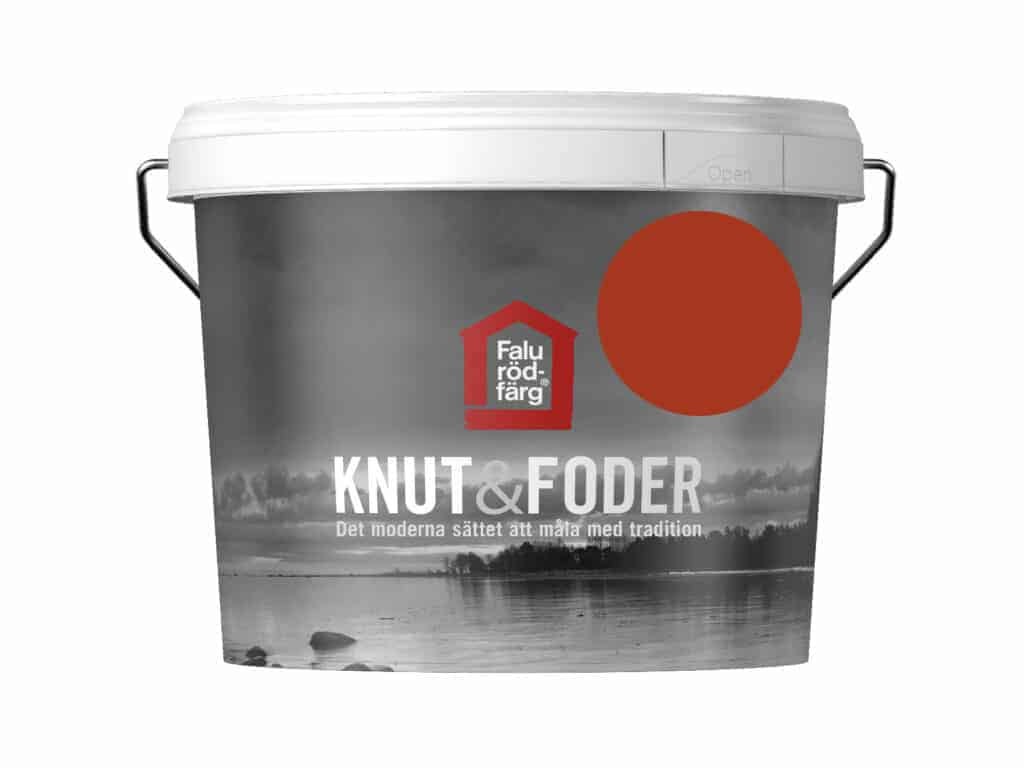 Falu Rödfärg Knut & Foder - Ljusröd 1L