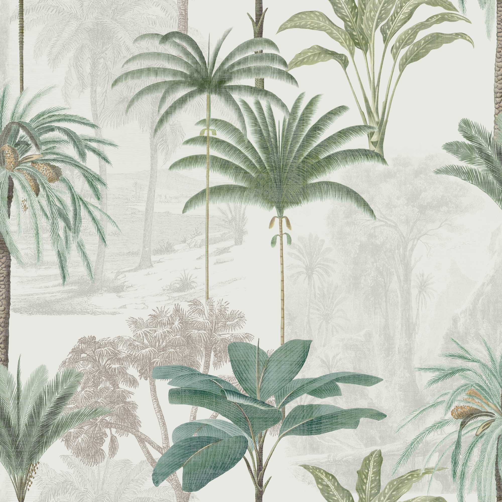 Tapetterminalen - Vintage Etched Palms