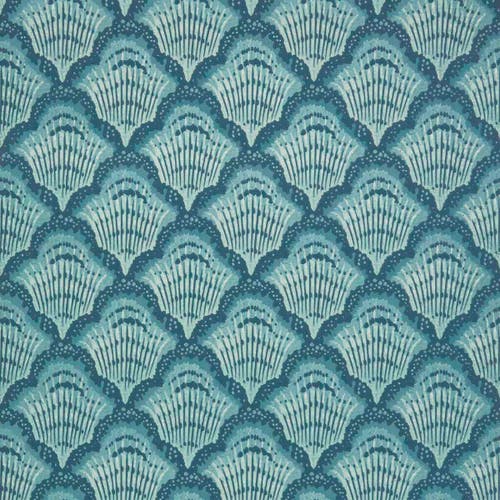 Carma - Calico Shell aqua V&A Decorative Papers 2
