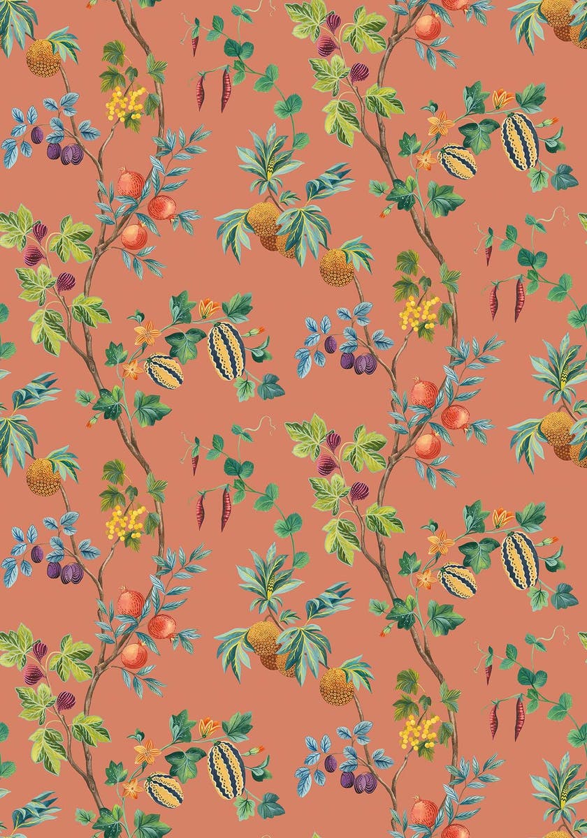 Osborne & Little - Orchard Lamorran Orchard Terracot