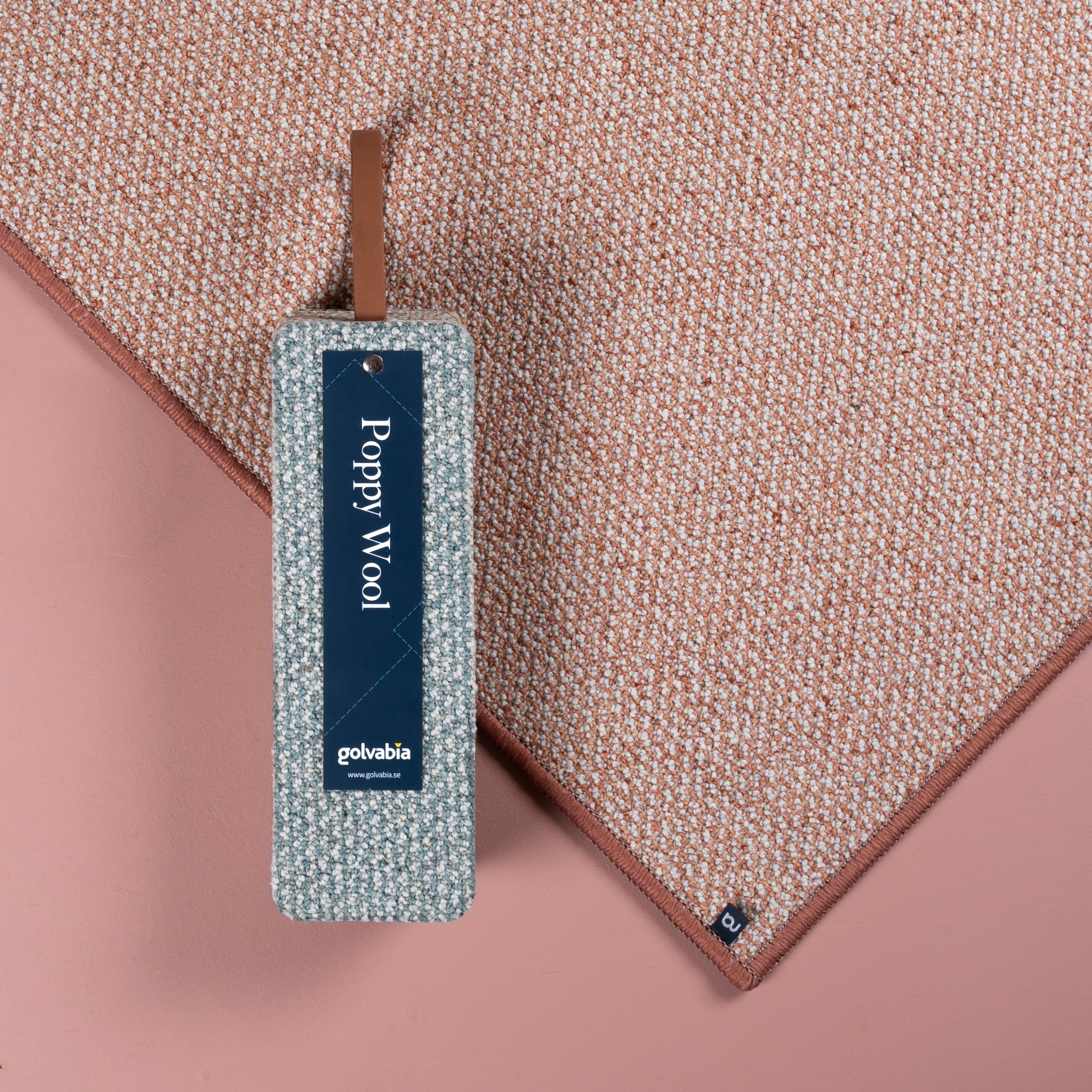 Poppy Wool Coral Island Golvabia Textilgolv