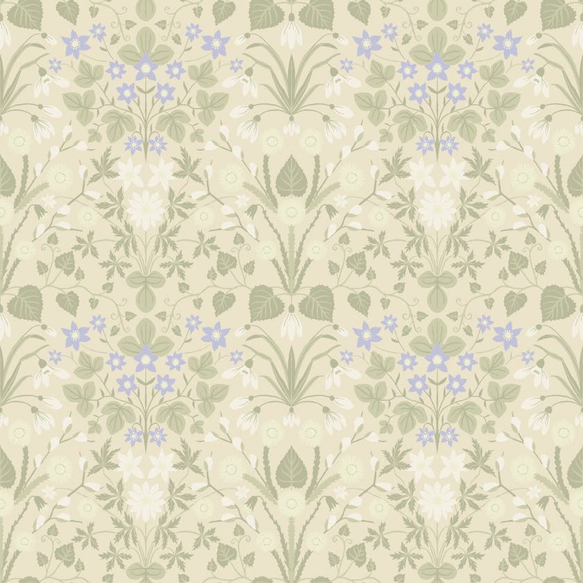 Midbec Tapeter - Vårblommor - Midbec Långenäs