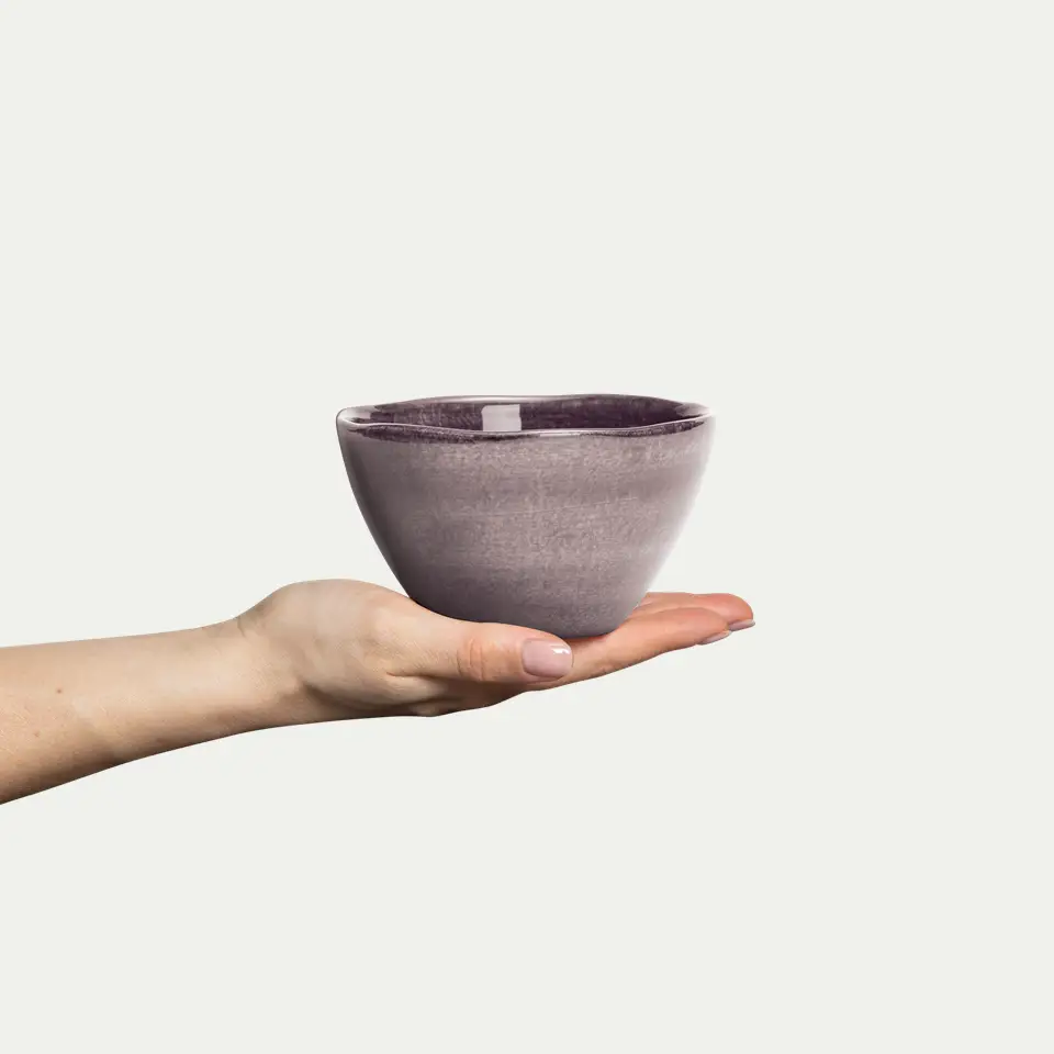 Basic Skål 12 cm Plommon