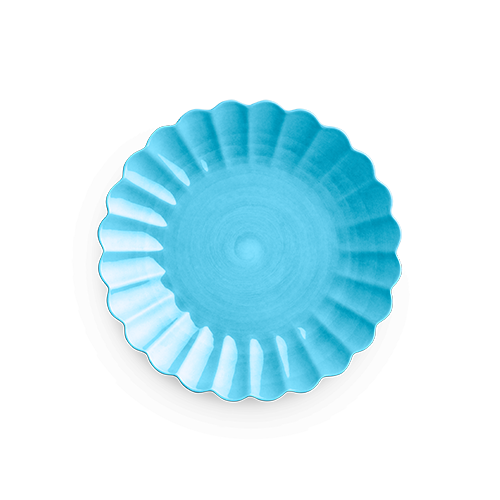 Oyster Tallrik 28 cm Turkos