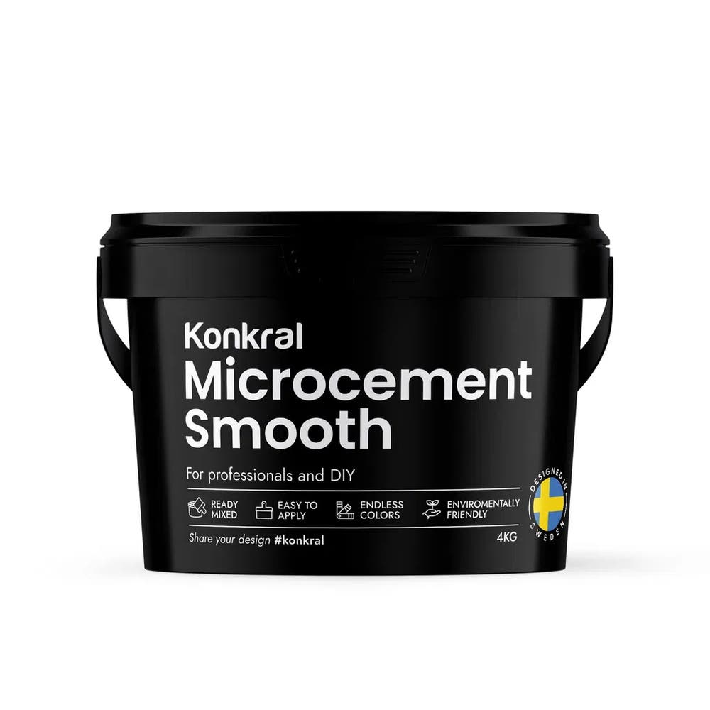 Microcement Smooth - Ofärgad - 4kg