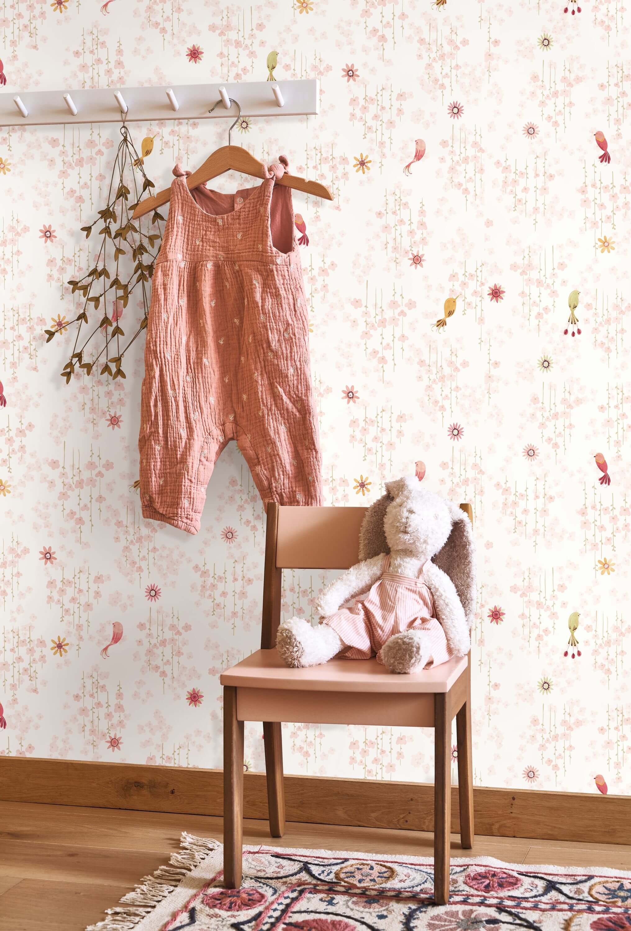 Casadeco - Tropical Birds Rose Blush Once Upon A Time 2