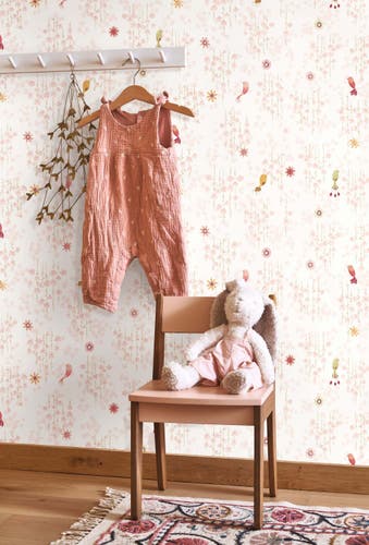 Casadeco - Tropical Birds Rose Blush Once Upon A Time 2
