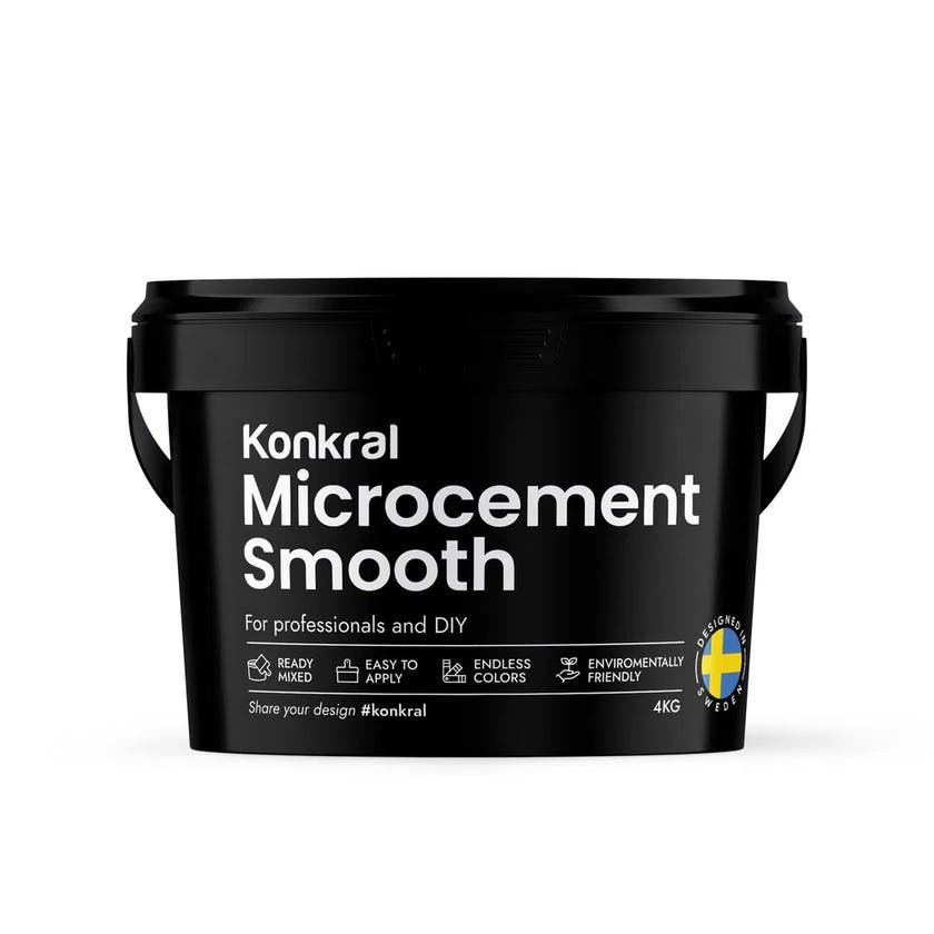 Microcement Smooth - Ofärgad - 4kg