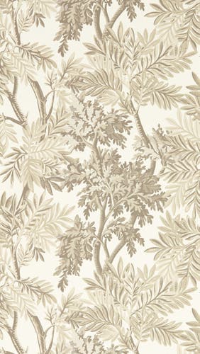 Sanderson - Tapestry Trees Raw Chocol Country Woodland Wallcove