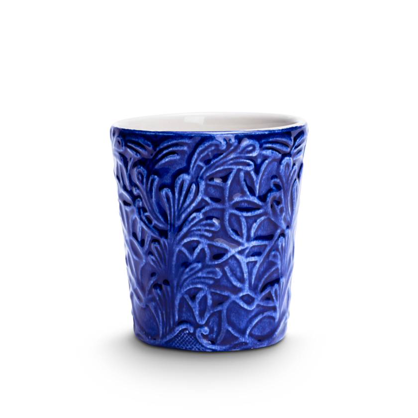 Lace Mugg 30 cl Blå