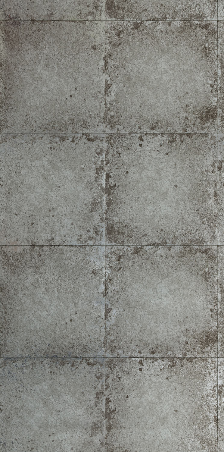 Zoffany - Lustre Tile Pewter The Muse Wallcoverings