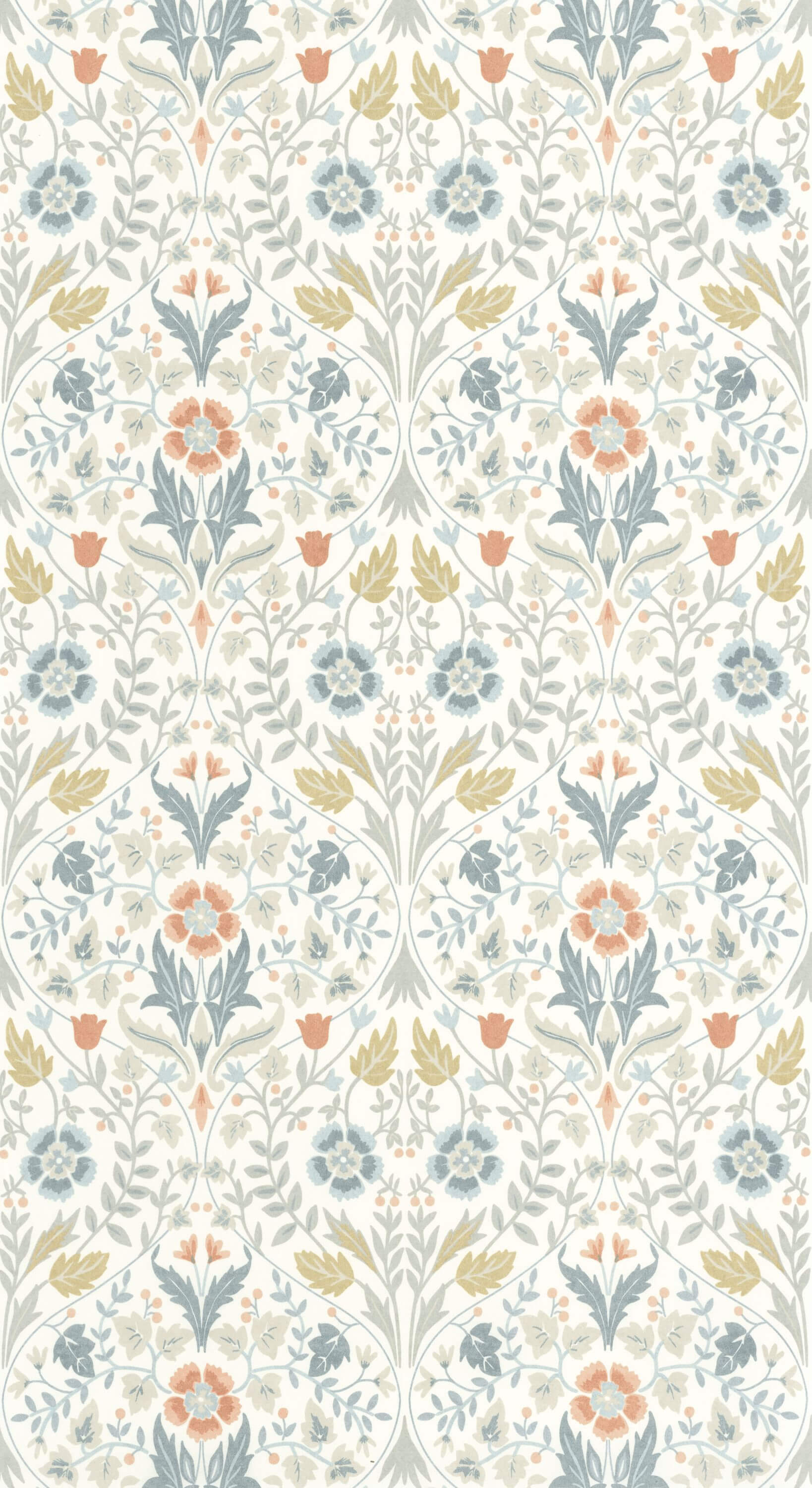 Casadeco - Archibald Bleu Givre Arts & Crafts