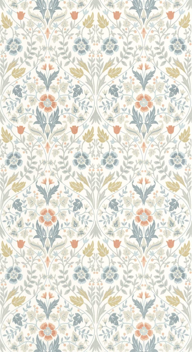 Casadeco - Archibald Bleu Givre Arts & Crafts