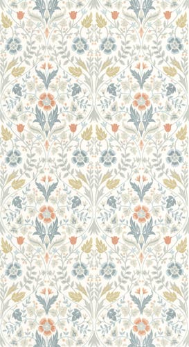 Casadeco - Archibald Bleu Givre Arts & Crafts