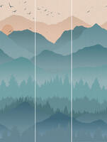 Glasshouse II Väggbild