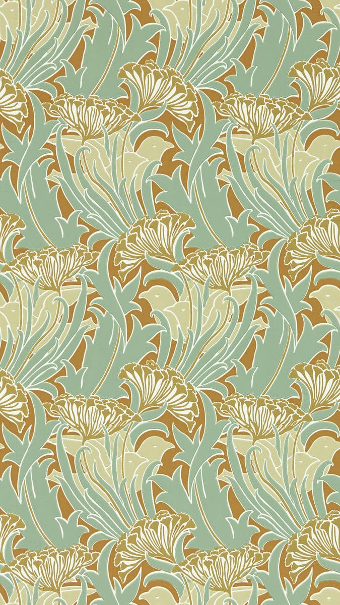 Laceflower Tobacco/Pistac Bedford Park Wallpapers