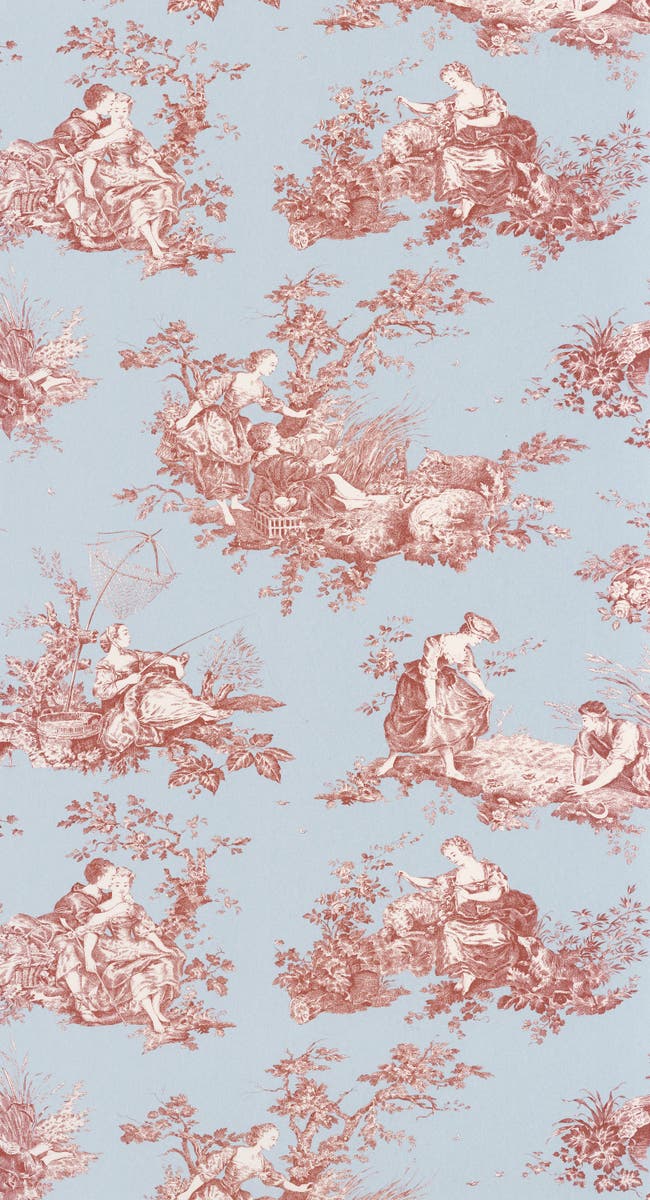 Casadeco Scene D'Été Rouge Grenat