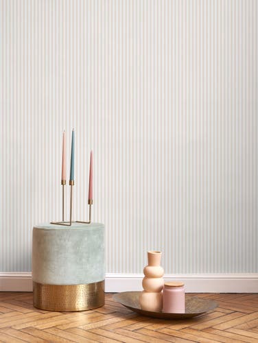 Casadeco - Rayures Beige Once Upon A Time 2