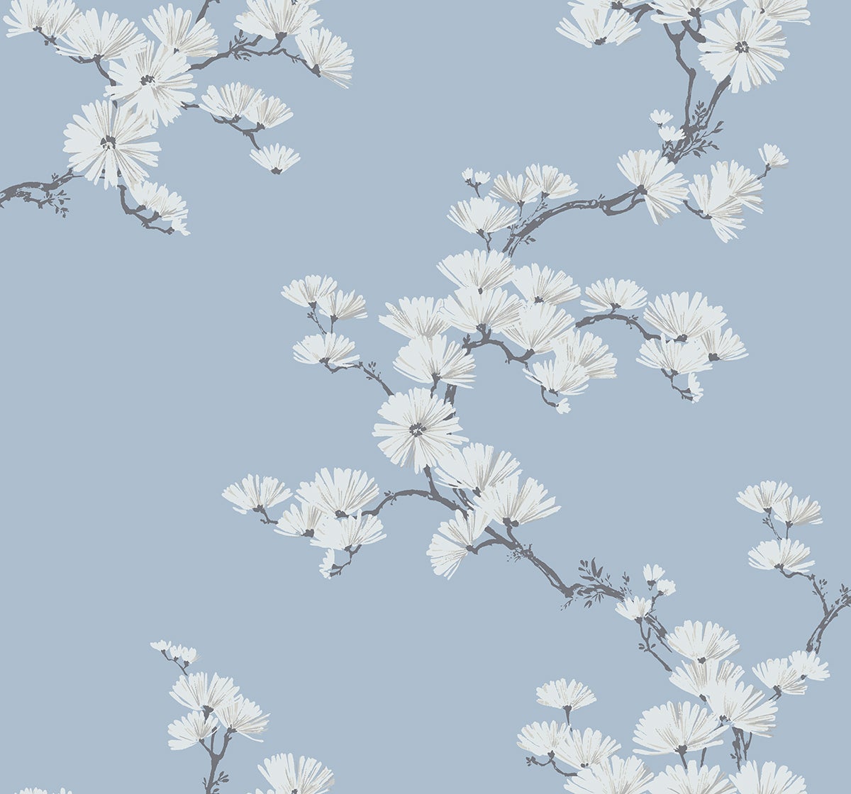 Carma - Navy, Grey & White