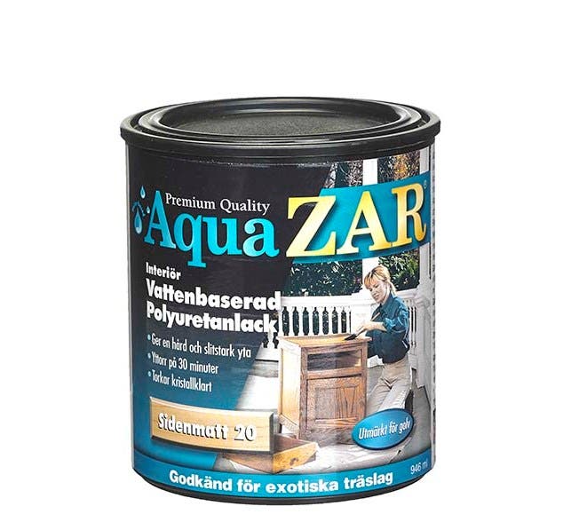 Aqua Zar Interiörlack Sidenmatt - 946ml