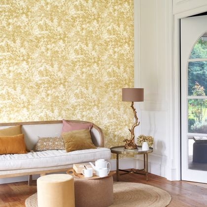 Casadeco - Canopee Jaune Olive Voyage Onirique