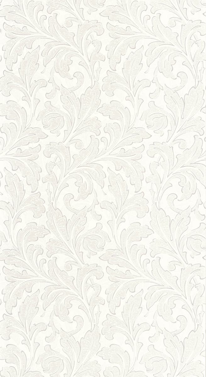 Casadeco - Acanthe Blanc Ceruse Arts & Crafts