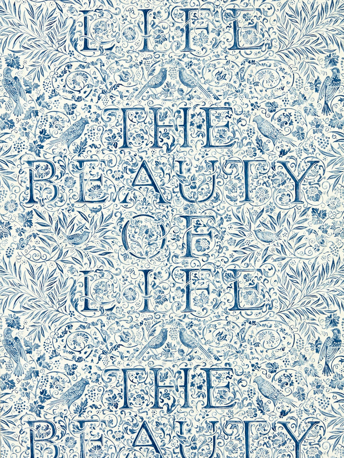 Morris & Co - The Beauty of Life Indigo Emery Walkers House Wall