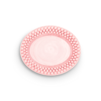 Bubbles Tallrik 20 x 16 cm Ljusrosa