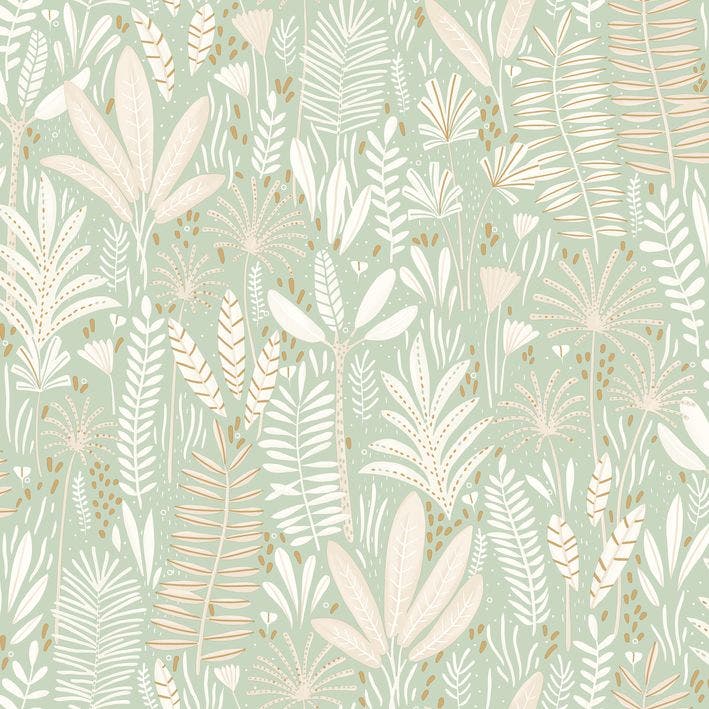 HERBES FOLLES VERT AMANDE LES MINI MONDES