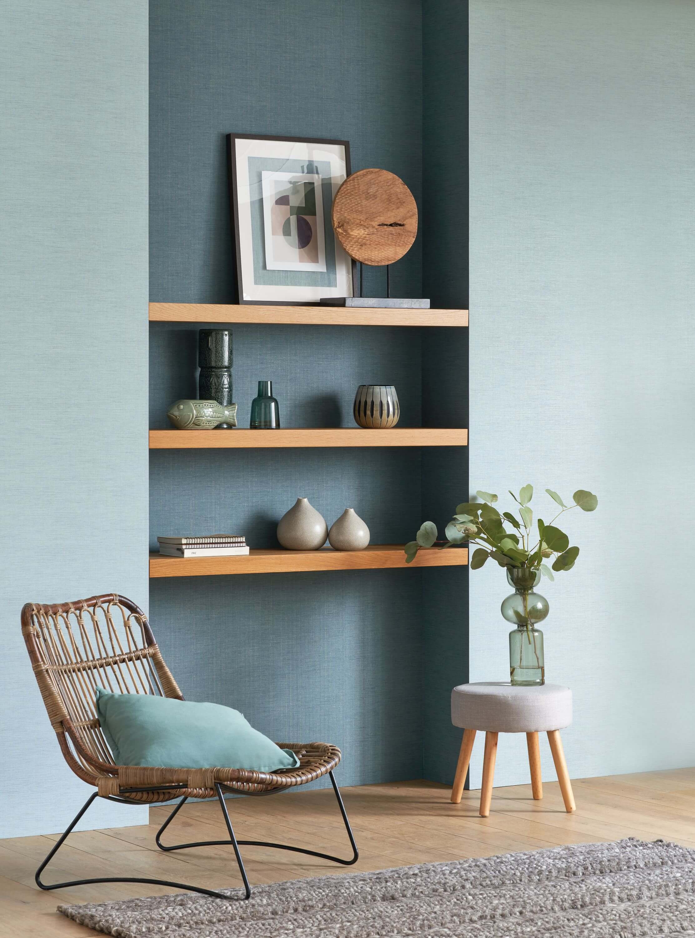 Casadeco - Tissage Bleu Orage Tissage