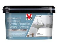 Perfekt Renovering Badkar-Tvättställ 1L White