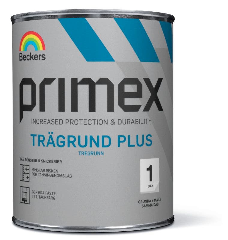 Primex Trägrund Plus 3 L Vit