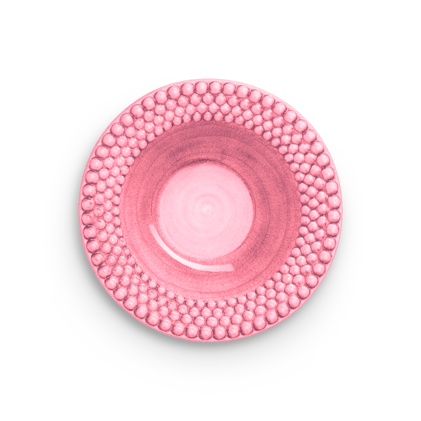 Bubbles Sopptallrik 25 cm Rosa