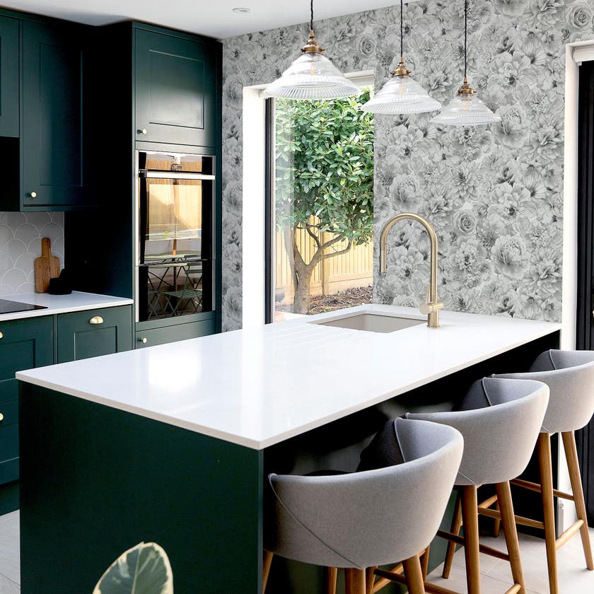 Glitter Bloom Silver