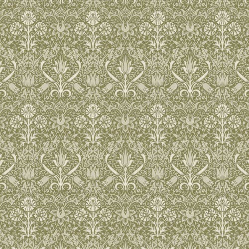 Lim & Handtryck - Florian - Grön/Ljusgrön x102-55