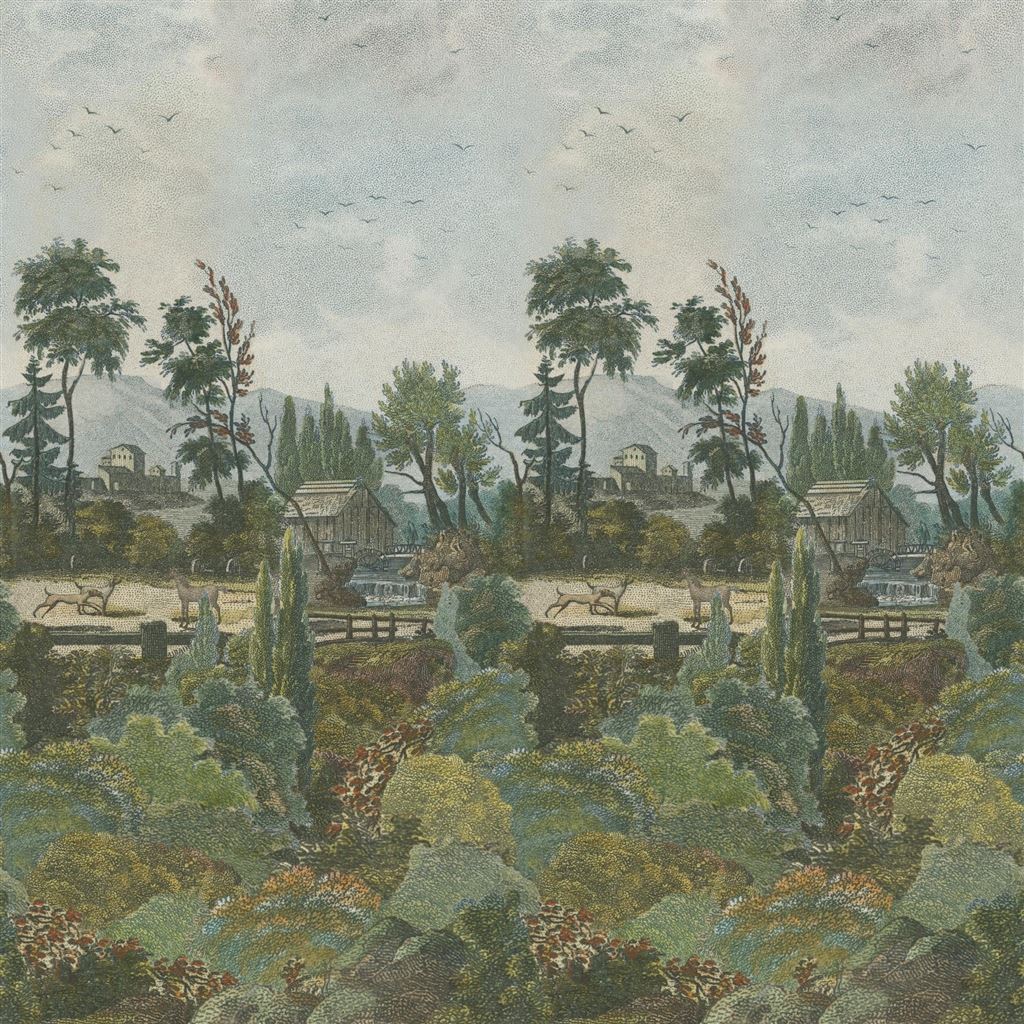 Pastoral Scene 1 - Panel Scenes And Murals II