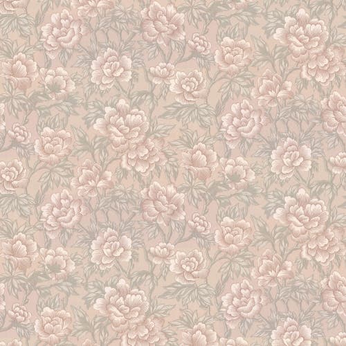 Lim & Handtryck - Pionen - Beige/Ljusgrön x107-56
