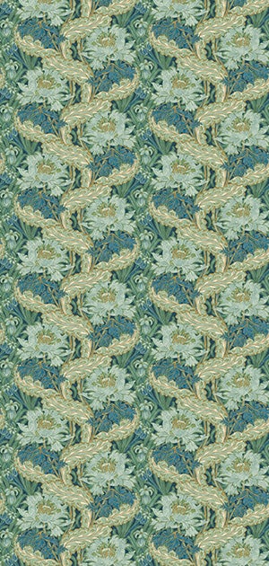 GP&J Baker - Brantwood Indigo Teal BW45105-2