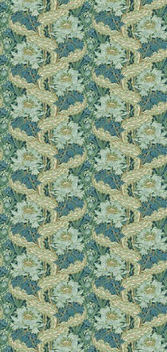 GP&J Baker - Brantwood Indigo Teal BW45105-2