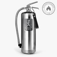 Brandsläckare 6 kg Design Steel Edition