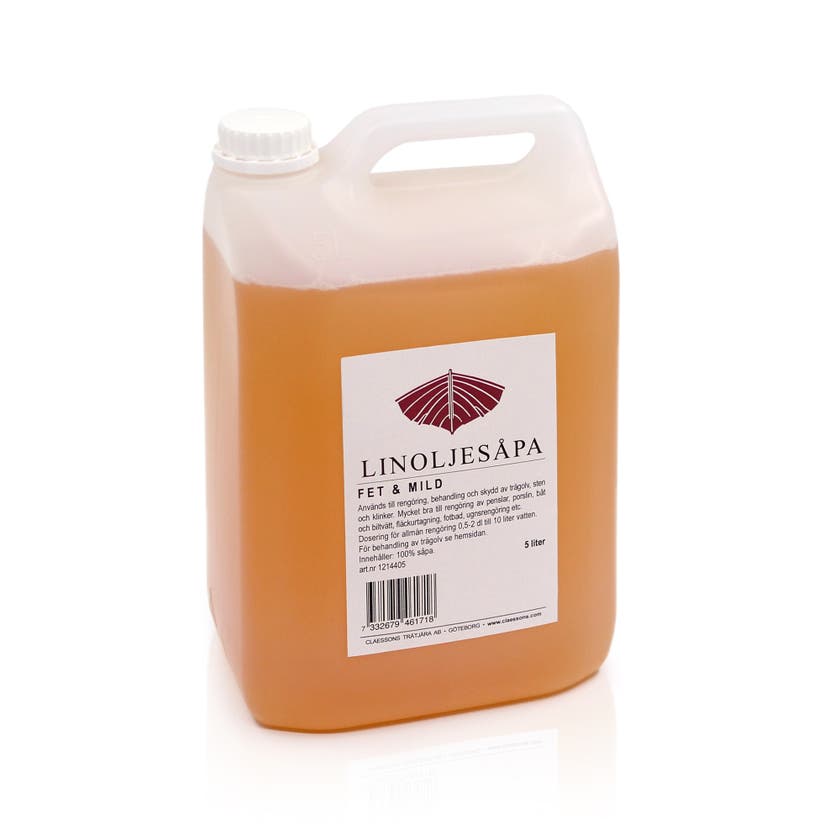 Linoljesåpa Claessons 5L