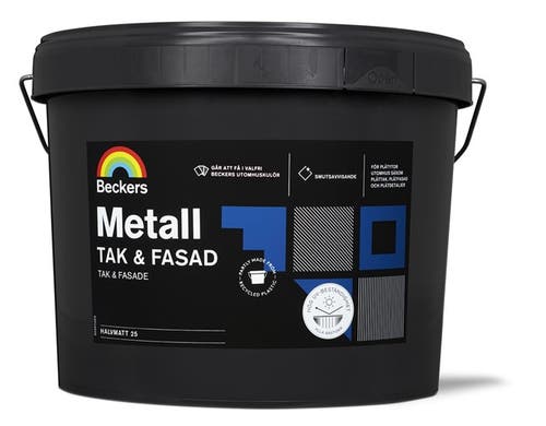 Metall Tak & Fasad 10 L Vit
