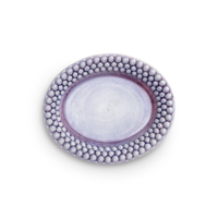 Bubbles Oval Tallrik 20 cm Lila