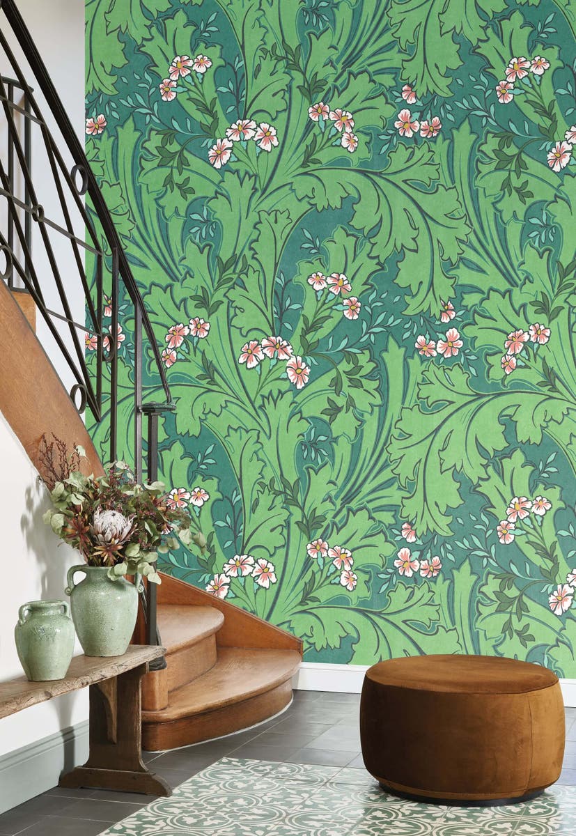 Casadeco - Arts & Crafts Mollis Vert Arts & Crafts