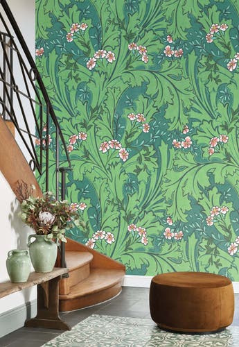 Casadeco - Arts & Crafts Mollis Vert Arts & Crafts