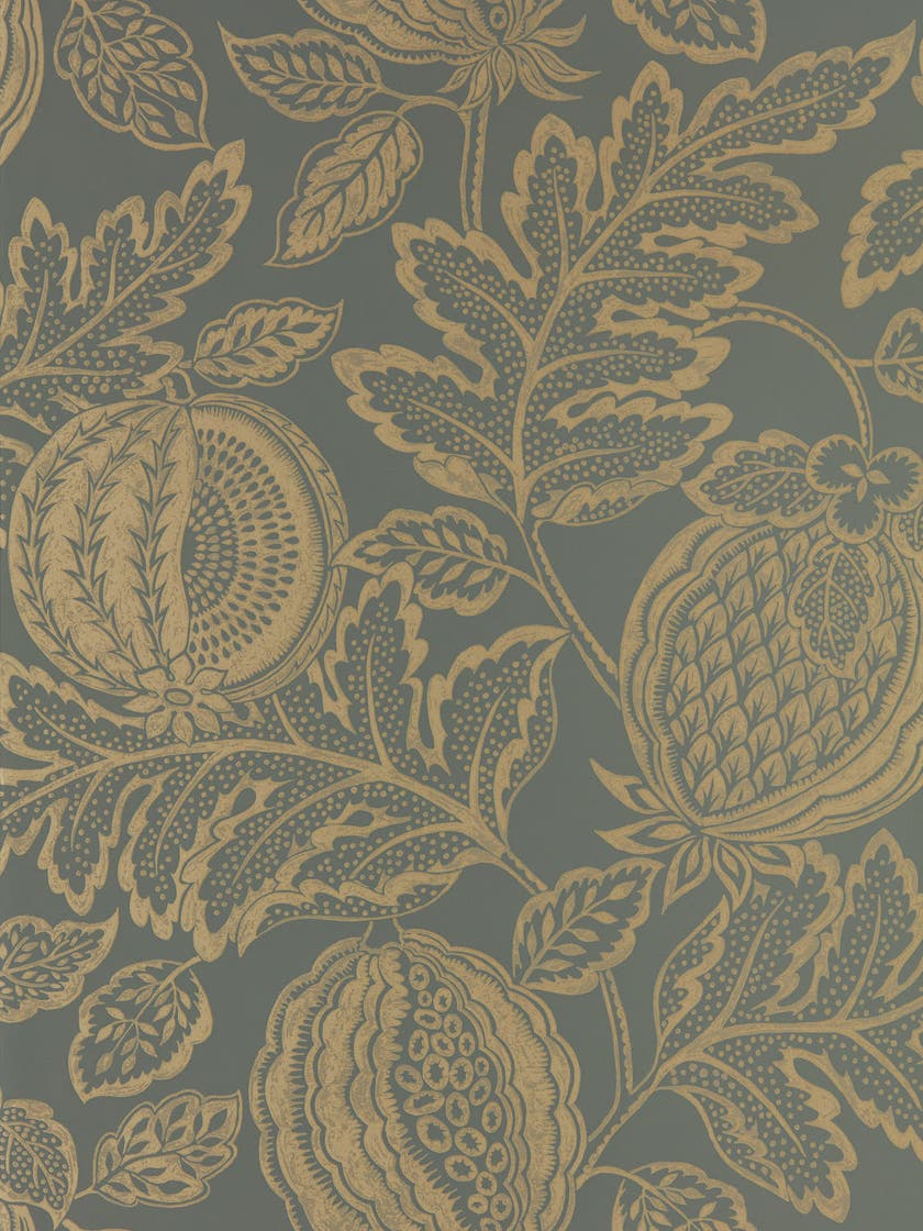 Sanderson - Cantaloupe Bastille Caspian Wallpapers