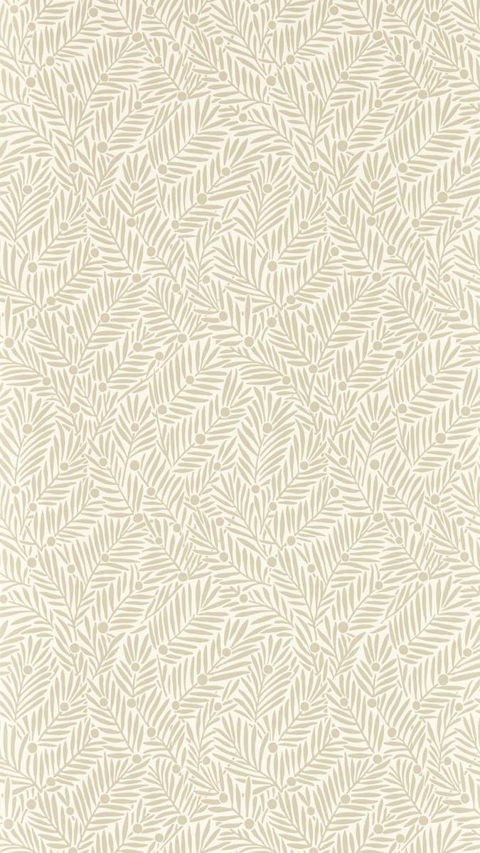 Morris & Co - Yew & Aril Rice Paper Bedford Park Wallpapers