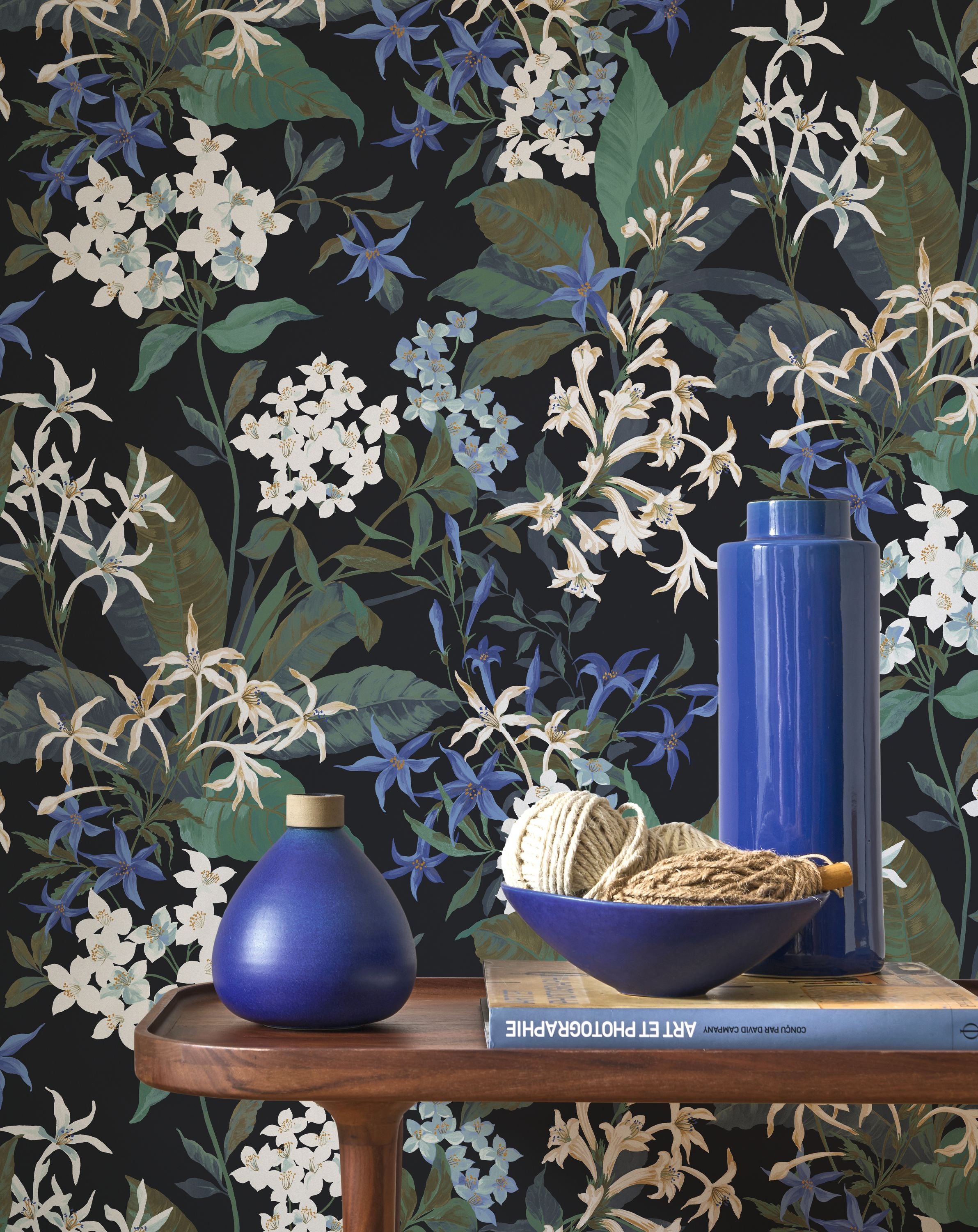 Casadeco - Songe De Jasmin Bleu Encre