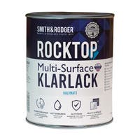Rocktop Multi-surface klarlack Halvmatt 1L