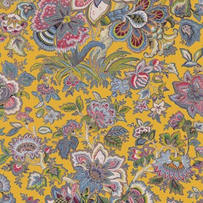 Casadeco - Provence Multico Fond Jau Les Belles Toiles De Jouy